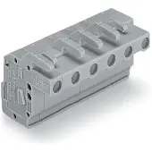 Wago 732-103/026-000 1-Leiter Federleiste, abgewinkelt,CAGE CLAMP,2,5 mm2,grau 732103026000 - 100 Stück