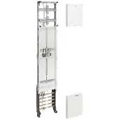 Hager ZH53Q1N Komplettfeld, universZ, 1350mm, 1Zählerplatz/RES, 1-feld