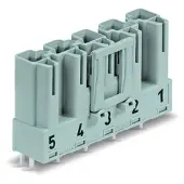 Wago 770-835 Stecker für Leiterplatten,gerade,5-polig,weiß 770835 - 50 Stück