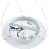 LUCANDE Smart LED-Hängeleuchte Squillo weiß Tuya RGBW CCT