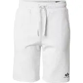 Alpha industries Shorts "Basic Short SL II", Herren, Gr. XL, Normalgrößen, grau (pastel grau melange), Obermaterial: 80% Baumwolle, 20% Polyester, Hosen Shorts