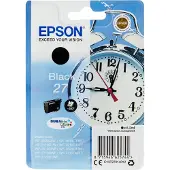 Epson Alarm clock Singlepack Black 27 DURABrite Ultra Ink, Standardertrag, Schwarz, Tinte auf Pigmentbasis, 6,2 ml, 1 Stück(e), Einzelpackung