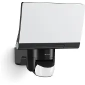 Steinel Smart Sensor-Außenstrahler XLED Home 2 SC schwarz, schwarz, Kunststoff, Modern, Smart Home Wandleuchte außen