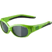 Alpina sport Flexxy Kids, Multisportbrille, Junge/Mädchen, Vollrand, Grün, Kunststoff, Keramik