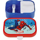 Mepal Lunchbox "Lunchset Campus 400 ml + 700 ml 2er Set", bunt (spiderman), ABS-Kunststoff, Lebensmittelaufbewahrungsbehälter, Lunchbox
