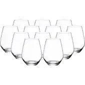 Villeroy & Boch Glas "Wassergläser Ovid 420 ml 12er Set transparent", bunt (transparent), 12 tlg., Glas, Trinkgefäße, Glas