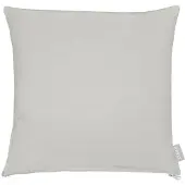 Apelt Dekokissen "3800", grau (hellgrau, unifarben), B:49cm L:49cm, Obermaterial: 75% Polyester, 25% Baumwolle, Dekokissen_Sitzkissen_Kissenhüllen, Dekokissen, Statement-Reißverschluss