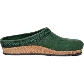 Gottstein 108 Uni Wollfilz-Pantoffeln Dunkelgrün (Green), 17-801-8810 - Gr. 42