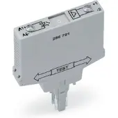 Wago 286-791 Optokopplermodul,Eingangsnennspannung DC 24 V,Ausgangsspannungsbereich DC 20 ... 60 V,grau 286791