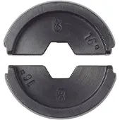 Rennsteig Sechskant-Crimpeinsatz für Cu-Rohrkabelschuhe und -verbinder DIN 46235, Pressbreite 5 mm, Cu 6 mm2 - 634 201 3