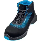 Uvex 1 G2 Sicherheitsschuh Stiefel S2, blau/schwarz blau/schwarz 43 - 6833043 - blau/schwarz