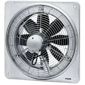 Maico 0083.0487 Axial-Wandventilator EZQ 25/4 D quadrat. Wandplatte, Wechselstrom, DN250 00830487