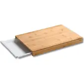 Kesper Schneidebrett mit Auffangschale, Bambus, Geölte Schneideunterlage aus FSC-zertifiziertem Bambus, 1 Schneidebrett, Maße (B x L x H): 25 x 38 x 3,5 cm