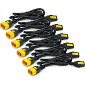 APC AP8704S-WW Stromkabel-Set (je 6), verriegelbar, C13 auf C14, 1,2 m AP8704SWW