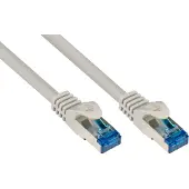 Alcasa Cat6a 20m, 20 m, Cat6a, S/FTP (S-STP), RJ-45, RJ-45, Grau