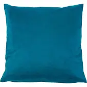 Gozze Dekokissen GÖZZE "Alcatraz", blau (petrol, unifarben), B:60cm L:60cm, Obermaterial: 100% Polyester, Dekokissen_Sitzkissen_Kissenhüllen, Dekokissen, in Wildlederoptik