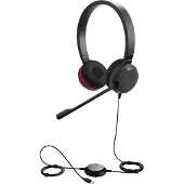 Jabra YOU'RE ON GN NETCOM Jabra Evolve 20 Special Edition MS Duo USB-C - Kunstleder-Ohrpolster, USB-C Anschluss, mit