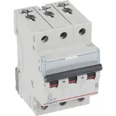 Legrand 403537 TX3 Leitungsschutzschalter C-Charakteristik, 1A, 3-polig, 6kA, 400VAC, 3TE