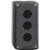 Schneider Electric XALD03CUST01 Leergehäuse XALD, 3 Bohrungen, Kunststoff, kundenspezifisch via Konfigurator
