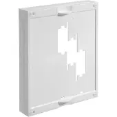 Hager US21B2 Berührungsschutzabdeckung, universN, 300x250mm, für NH00-Unterteil L00R/M