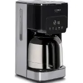 Caso Filterkaffeemaschine "1847 Coffee Taste&Style Thermo", silber (schwarz, silberfarben), 1,2 l, 10, Kaffeemaschinen, Filterkaffeemaschine