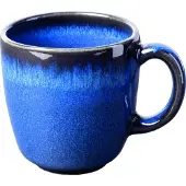 Villeroy & Boch Tasse "Kaffeetasse Lave 190 ml", blau (bleu), Steingut, LIKE. BY , Trinkgefäße, Tasse