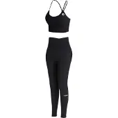 Yeaz Sportanzug "Set CHARM", Damen, Gr. S, schwarz, Obermaterial: 87% Nylon NY. 13% Elasthan EL., Sportanzüge Sportanzug