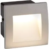 Searchlight LED-Wandeinbauleuchte Ankle, IP65, Aluminium, grau