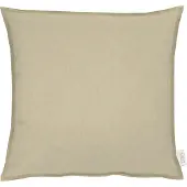 Apelt Dekokissen "ALASKA" Gr. 1, beige (sand, unifarben), B:49cm L:49cm, Baumwolle, Polyester, Dekokissen_Sitzkissen_Kissenhüllen, Dekokissen, Uni, Kissenhülle ohne Füllung, 1 Stück