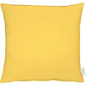 Apelt Dekokissen "Morris", gelb (gelb, unifarben), B:45cm L:45cm, Kunstfaser, Polyester, Dekokissen_Sitzkissen_Kissenhüllen, Dekokissen, Kissenhülle mit Füllung, 1 Stück