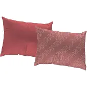 Adam Audio Dekokissen ADAM "Argentinian Criolla", rot (dunkelrot, geblümt), B:60cm L:40cm, Baumwolle, Dekokissen_Sitzkissen_Kissenhüllen, Dekokissen, mit Palmenmuster, Wendekissenhülle ohne Füllung, 1 Stück