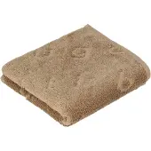 Bugatti Badetuch "Trentino", braun (camel), B:67cm L:140cm, Walkfrottier, Baumwolle, Handtücher, Badetuch, all over Logoeinwebung
