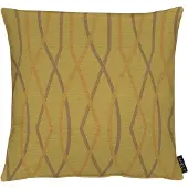 Apelt Dekokissen "Villa" Gr. 1, gold (goldfarben, gemustert), B:46cm H:5cm L:46cm, Polyester, Dekokissen_Sitzkissen_Kissenhüllen, Dekokissen, Kissenhülle mit Füllung, 1 Stück