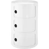 Kartell Container Componibili weiß, Designer Anna Castelli Ferrieri, 69.5 cm