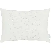 Apelt Dekokissen "6301" Gr. 1, bunt (silberfarben, weiß, gemustert), B:35cm H:5cm L:50cm, Polyester, Dekokissen_Sitzkissen_Kissenhüllen, Dekokissen