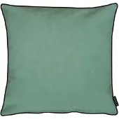 Apelt Dekokissen "Ruby" Gr. 1, grün (türkis, unifarben), B:46cm H:1cm L:46cm, Polyester, Dekokissen_Sitzkissen_Kissenhüllen, Dekokissen, Kissenhülle ohne Füllung, 1 Stück