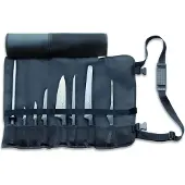Dick Pro-Dynamic Starter-Set, 8-teilig, Rolltasche strapazierfähiges Obermaterial, Bestückung Qualitätsmesser, 1 Set, Farbe: schwarz