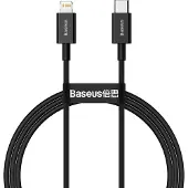 Baseus Superior Series Kabel USB-C auf iP, 20W, PD, 1m (schwarz)