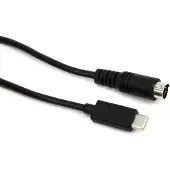 IK Multimedia IP-CABLE-USBCMD-IN, 0,6 m, USB C, Mini-DIN, Schwarz