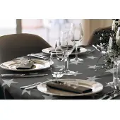Wirth Tischdecke "Felino", grau, B:130cm L:190cm, Baumwolle, Polyester, Tischdecken, Tischdecke
