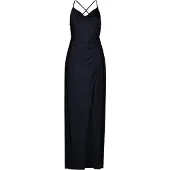 Vera Mont Abendkleid "Abendkleid figurbetont", Damen, Gr. 38, EURO, blau (night sky), 81% Polyamid PA. 19% Elasthan EL., Kleider Abendkleid