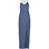 Vera Mont Abendkleid "Abendkleid figurbetont", Damen, Gr. 42, EURO, blau (blau stone), 81% Polyamid PA. 19% Elasthan EL., Kleider Abendkleid