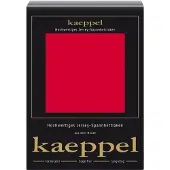 Kaeppel Spannbettlaken "Single Jersey Mako Elasthan", rot, L:200cm, Jersey-Elasthan, Obermaterial: 97% Baumwolle, 3% Elasthan, Bettlaken, Spannbettlaken, aus 97% Baumwolle und 3% Elasthan