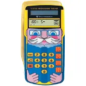Texas Instruments Rechentrainer Little Professor Solar, 8-stellig, 1-zeiliges Display, mit Schutzdeckel, bunt