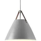 Toolight Pendellampe App158 Buffo Glocke Metall Grau E27 1-Punkt Leuchtung