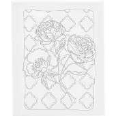 Creativ Company CC Schilderleinwand mit Druck Rozen 24x30 cm