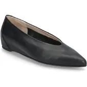 Wonders für Damen. A-3802_3465_5792 Triana Schwarze Leder Ballerinas (36), Wohnung, 1 bis 3 cm, Keine, Lässig