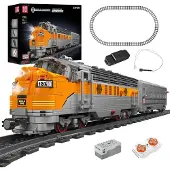 Mould King 12018 - USA EMD F7 Diesellokomotive ()