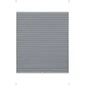 Gardinia Plissee "EASYFIX Greta" Gr. 3, blau (rauchblau), B:70cm H:130cm, Obermaterial: 100% Polyester, Plissees, Plissee, inkl. dezenter Abdeckleiste (Staubschutz)