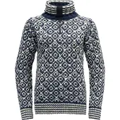 Devold - Svalbard Sweater Zip-Neck - Wollpullover Gr XXL grau